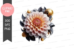 Elegant floral arrangement clipart png Product Image 1
