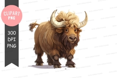 Yak clipart png Product Image 1