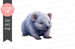 Wombat clipart png Product Image 1