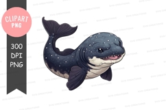 Cartoon dolphin clipart png Product Image 1