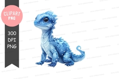 Blue dragon clipart png Product Image 1