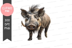 Wild boar clipart png Product Image 1