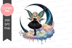Mystical fairy on the moon Product Image 1