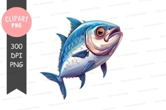 Cartoon fish clipart png Product Image 1
