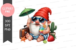 Relaxing gnome on vacation Product Image 1