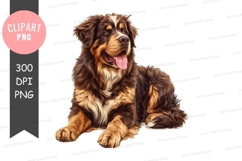 Happy bernese mountain dog puppy Product Image 1
