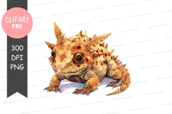 Spiky toad clipart png Product Image 1