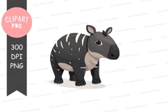 Baby tapir clipart png Product Image 1