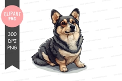 Cute corgi sitting Product Image 1
