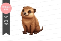 Cute otter clipart png Product Image 1