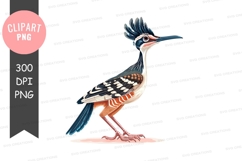 Hoopoe bird clipart png Product Image 1