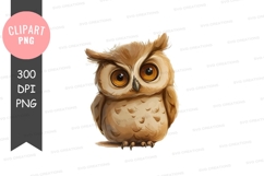 Cute owl clipart png Product Image 1
