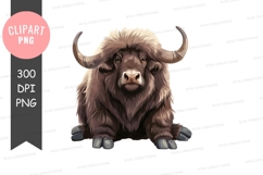 Yak clipart png Product Image 1