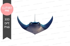 Manta ray clipart png Product Image 1