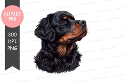 Portrait of a rottweiler puppy Product Image 1