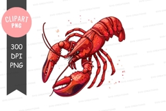 Red lobster clipart png Product Image 1
