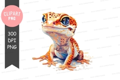 Whimsical frog clipart png Product Image 1