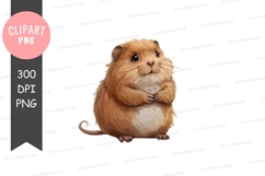 Cute hamster clipart png Product Image 1