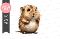 Cute hamster clipart png Product Image 1