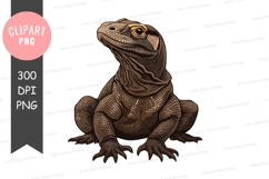 Brown toad clipart png Product Image 1