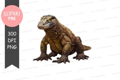Komodo dragon clipart png Product Image 1