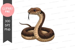 Brown snake clipart png Product Image 1