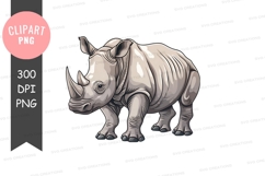 Rhino clipart png Product Image 1