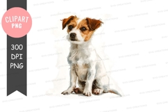 Cute jack russell terrier puppy clipart png Product Image 1