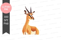 Gazelle clipart png Product Image 1