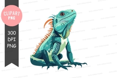 Iguana clipart png Product Image 1