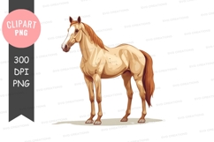 Standing horse clipart png Product Image 1