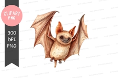 Cute bat clipart png Product Image 1