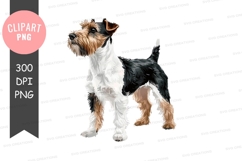Wire fox terrier clipart png Product Image 1