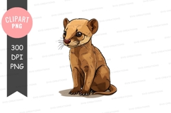 Cute fennec fox clipart png Product Image 1