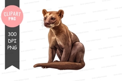 Brown fennec fox clipart png Product Image 1