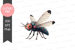 Cartoon fly clipart png Product Image 1