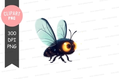 Whimsical fly clipart png Product Image 1