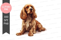 Brown dog clipart png Product Image 1