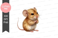 Curious mouse clipart png Product Image 1
