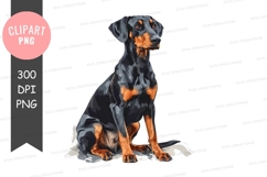 Doberman pinscher clipart png Product Image 1
