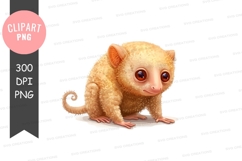 Cute tarsier clipart png Product Image 1