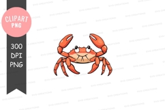 Cartoon crab clipart png Product Image 1