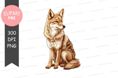 Coyote clipart png Product Image 1