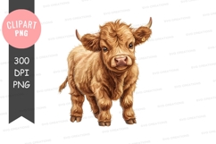 Young highland cow calf Product Image 1