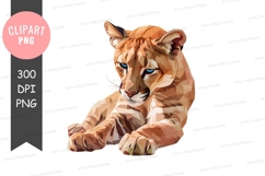 Lioness clipart png Product Image 1