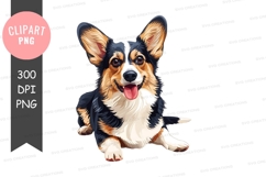 Happy corgi clipart png Product Image 1