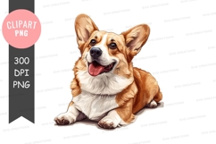 Happy corgi clipart png Product Image 1