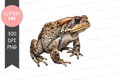 Whimsical frog with goggles clipart png Product Image 1