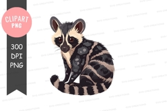 Cute raccoon clipart png Product Image 1