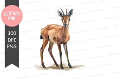 Brown gazelle clipart png Product Image 1